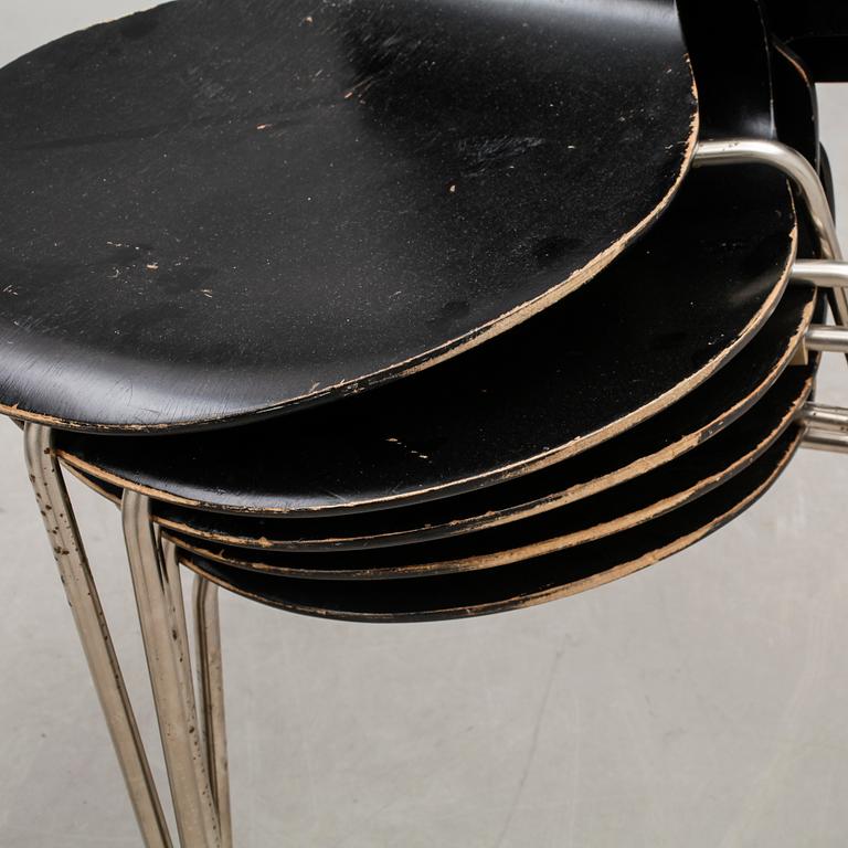 STOLAR, 6 st, "Myran", Arne Jacobsen, Fritz Hansen.