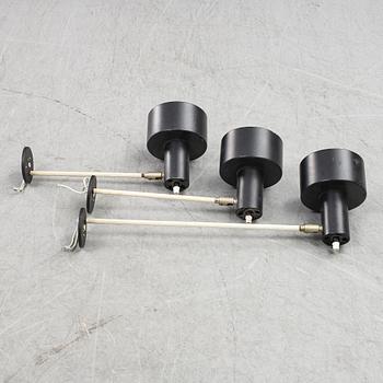 Three Omi wall lights, Denmark, 1960's.