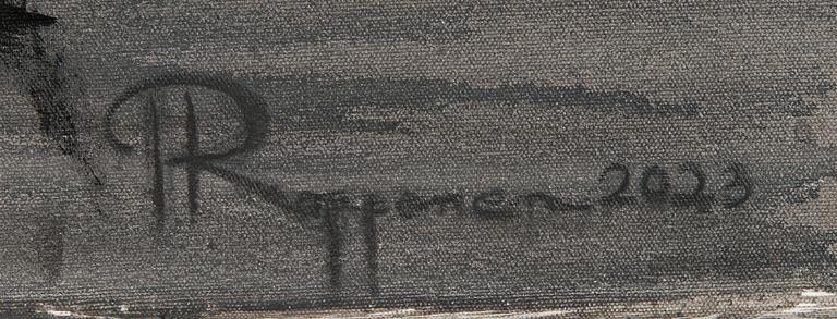 Tuula Ropponen, olja på duk, signerad och daterad 2023.