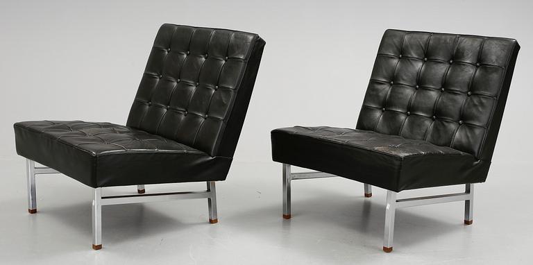 FÅTÖLJER, ett par, 1900-talets andra hälft.