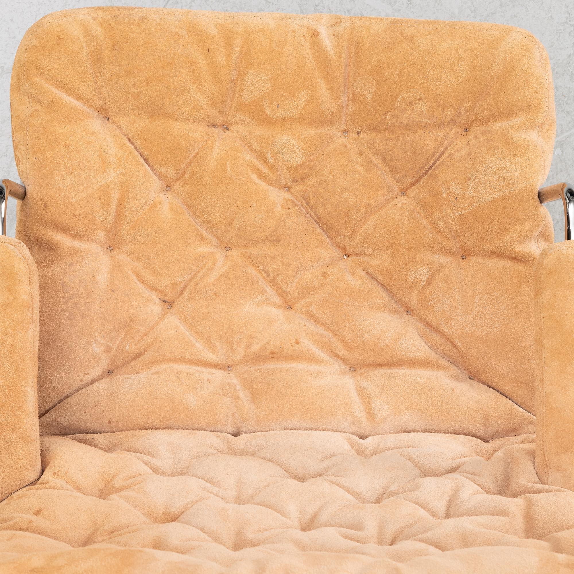 Bruno Mathsson, a 'Karin' armchair,  Dux. Late 20th century.