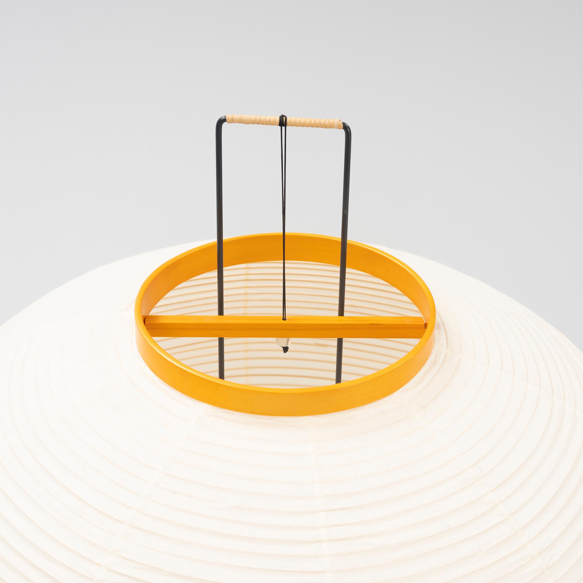 Isamu Noguchi, an 'Akari 10A' floor light, Vitra. Model designed 1951.