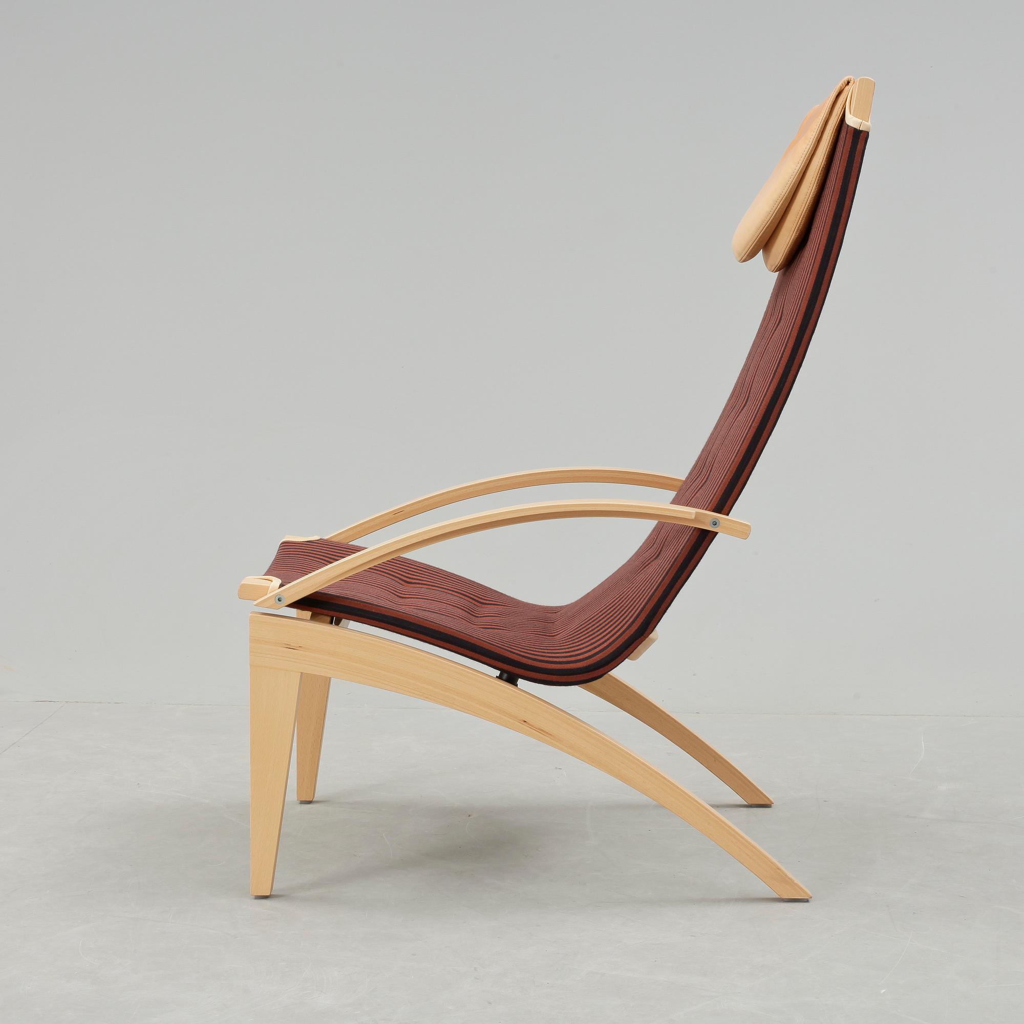 FÅTÖLJ, "Kornett", Lasse Petterson och Lennart Notman för Swedese, 1900-talets slut.