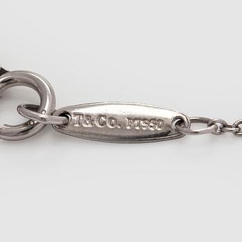Tiffany & Co, Elsa Peretti, a platinum "Diamonds by the Yard" bracelet with brilliant-cut diamonds.