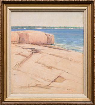 oil on canvas, signed and dated 1912.