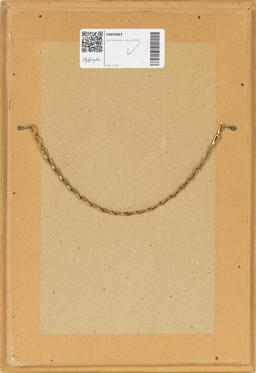 Jan Naliwajko, oil and mirrorglass on cardboard, signed and dated 1967.