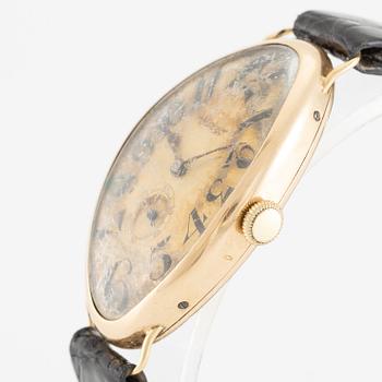 Chronometre Movado, Tonneau, wristwatch, 23 x 42 mm.