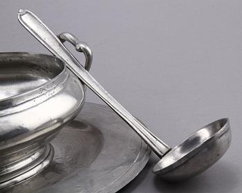 TERRIN MED FAT, tenn, Portugal, 1900-tal.