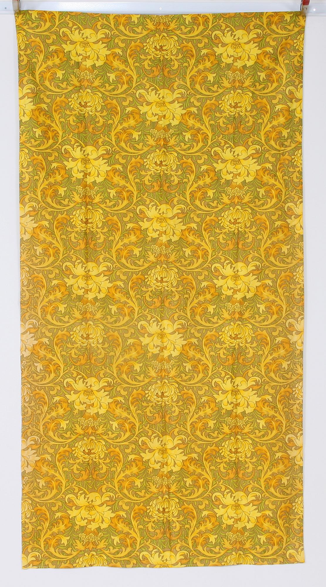 TEXTILIER, 8 st samt LAMPSKÄRM, Morris & Co.