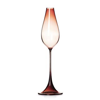85. Nils Landberg, a 'Tulip' glass goblet, Orrefors, Sweden 1950s.