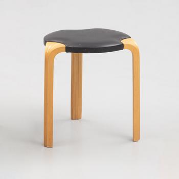 Alvar Aalto, a model X600 stool, Artek, Finland, late 20th Century.