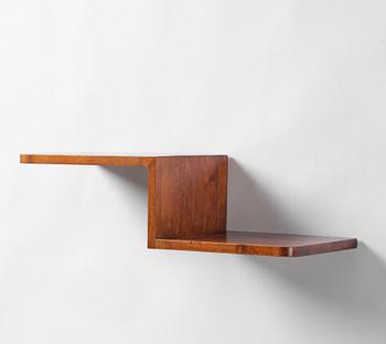 A functionalist wall shelf, 1930s-40s.