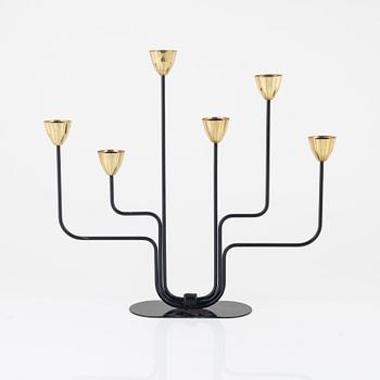 Gunnar Ander, kandelaber, Ystad Metall, Sverige 1900-talets mitt.