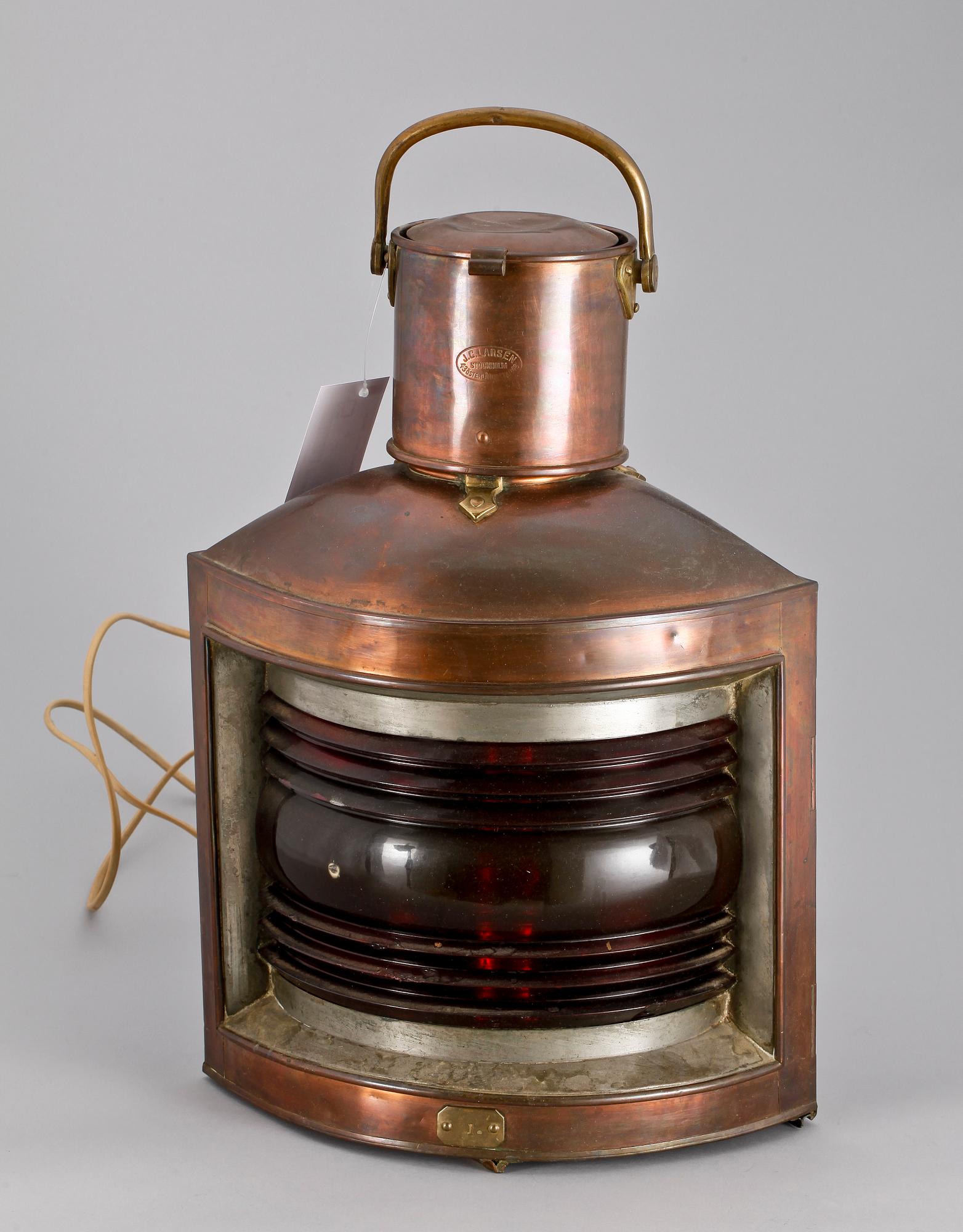 LANTERNA, koppar, 1800-tal.