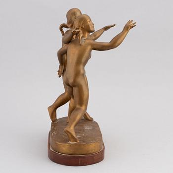 Nils Fougstedt, skulpture, bronze, signed and dated 1940.