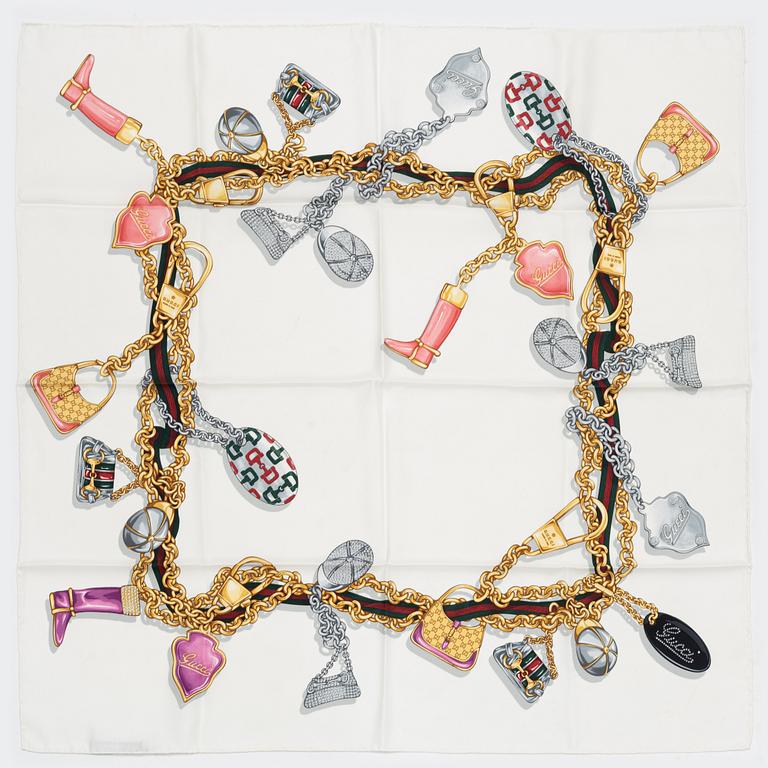 Gucci, scarf.