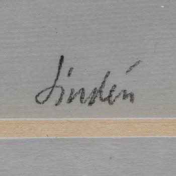 RAGNAR LINDEN,  Blyerts- och tuschteckningar, 11 st, signerade.