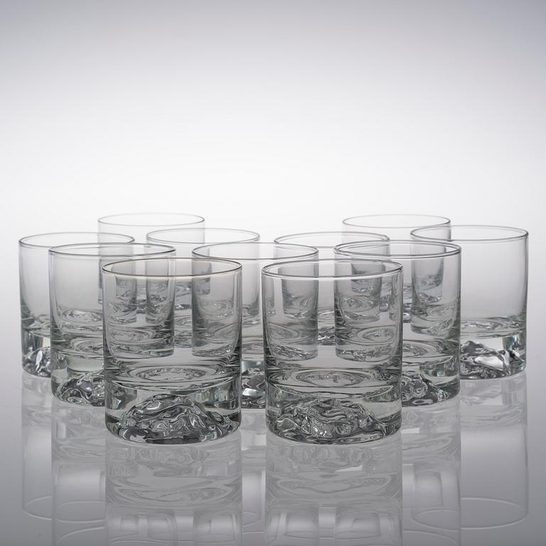 BJÖRN WECKSTRÖM, GLASSERVIS, 18 delar, "Himalaya", Notsjö.