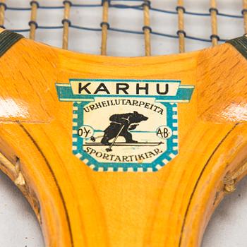 Tennismailoja, 3 kpl, Williams & Co, Paris och Karhu Urheilutarpeita Oy Sportartiklar Ab,