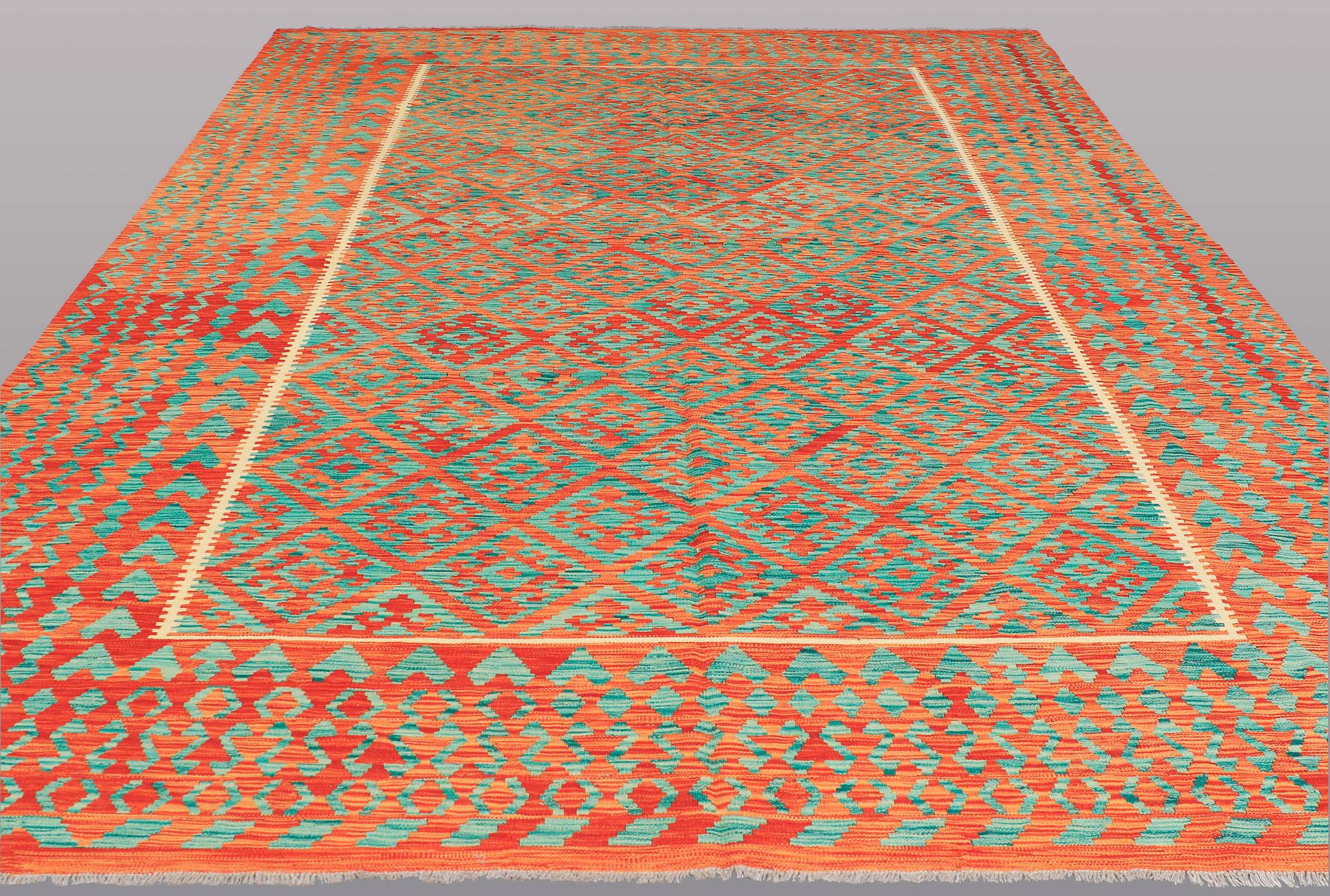 A carpet, Kilim, ca 437 x 299 cm.