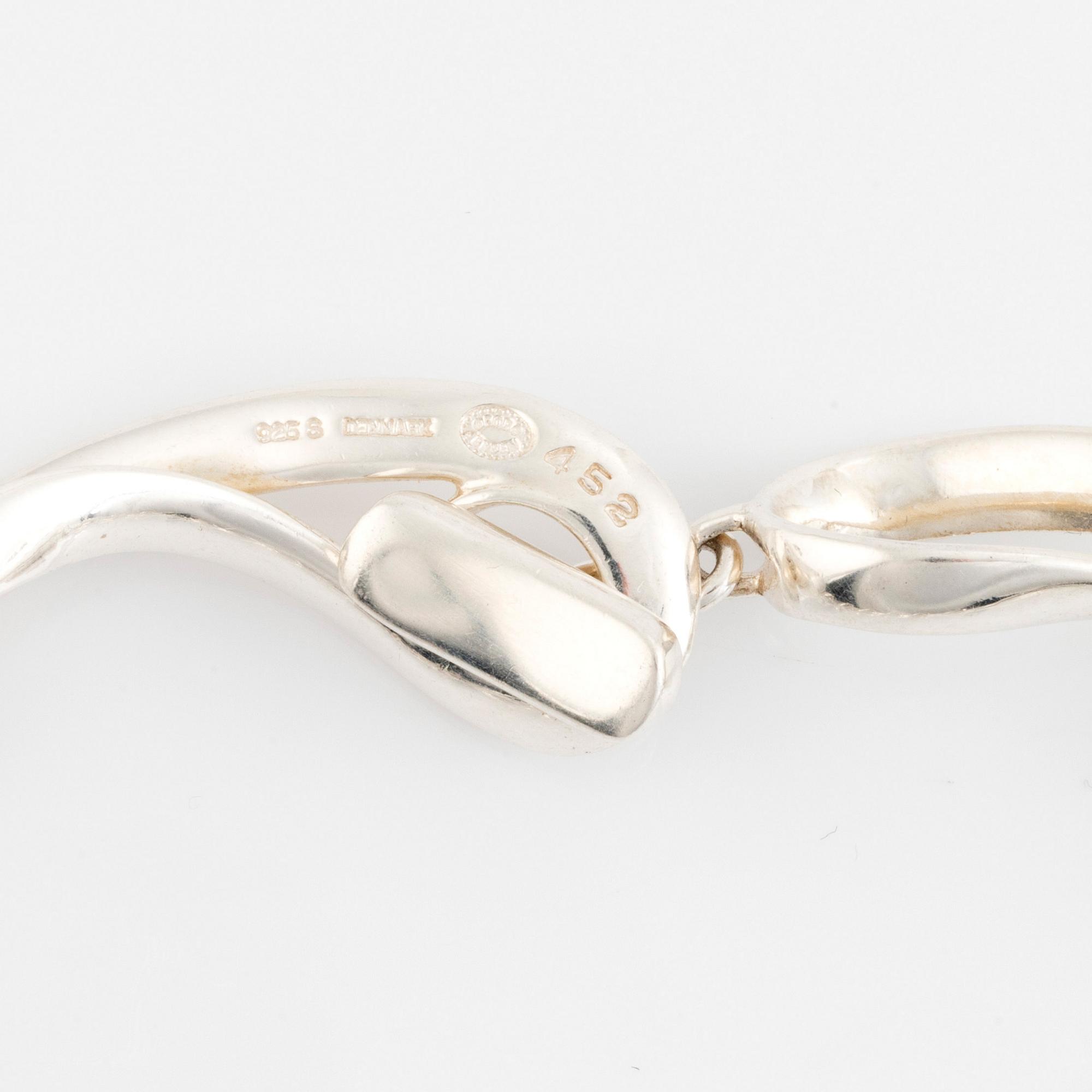 Georg Jensen, collier, "Infinity", sterlingsilver.