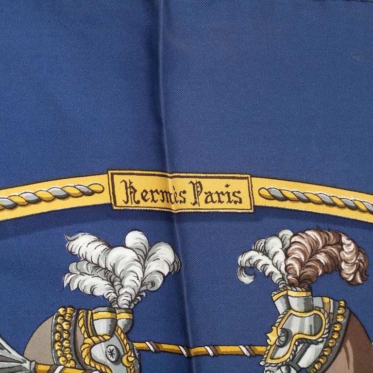 Hermès, a 'Chevalerie' scarf.