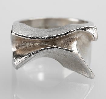 RING, sterlingsilver, Lapponia, Finland, 1970. Vikt ca 9,5 g.