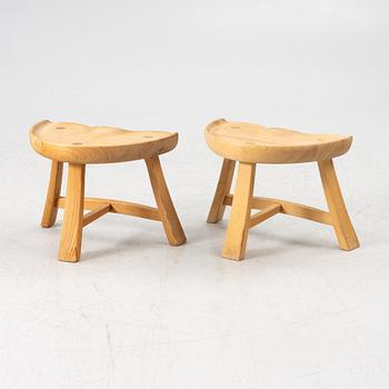 Krogenaes Mobler, pallar, ett par, Norge, 1900-talets mitt.