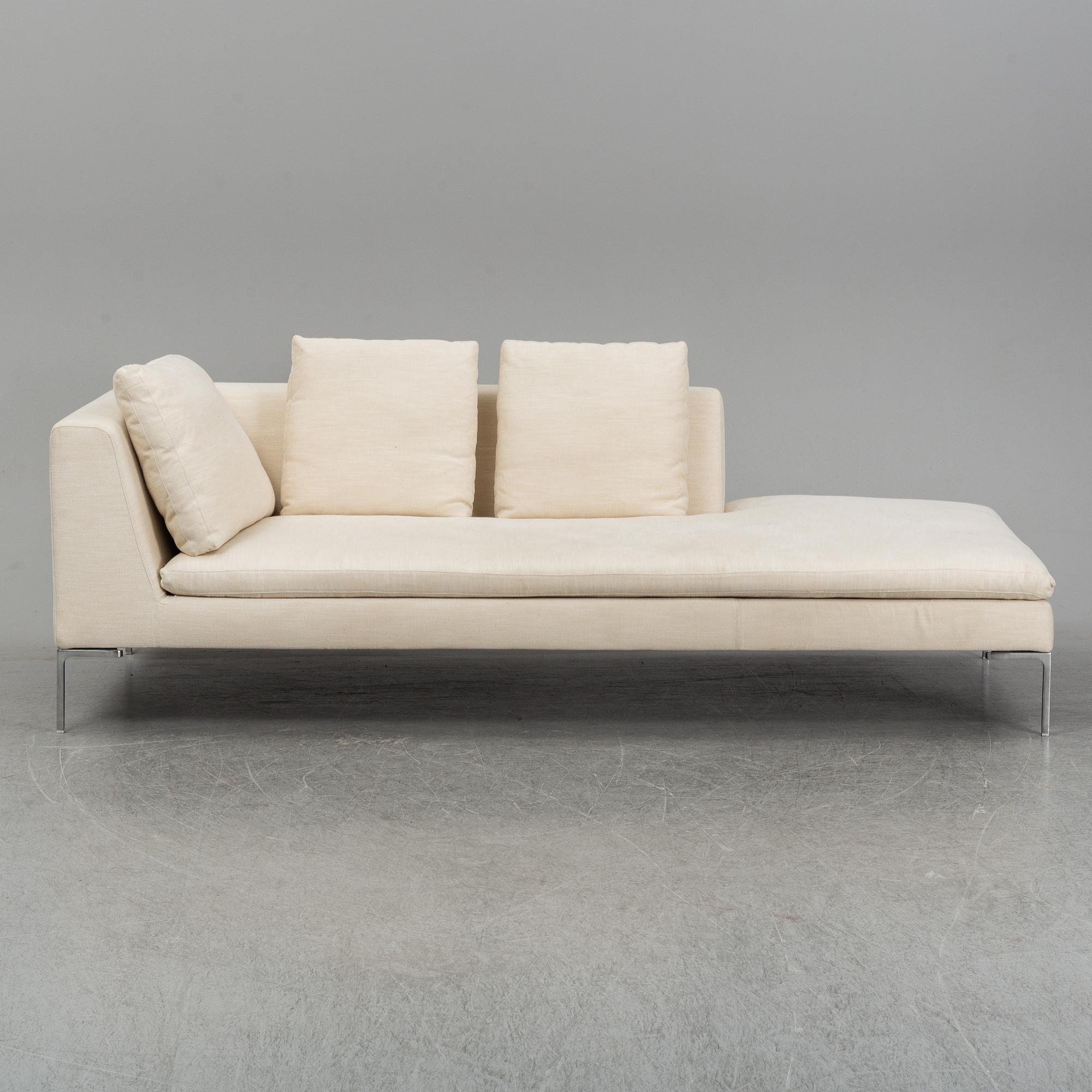 A 'Charles' sofa by Antonio Citterio from B&B Italia.