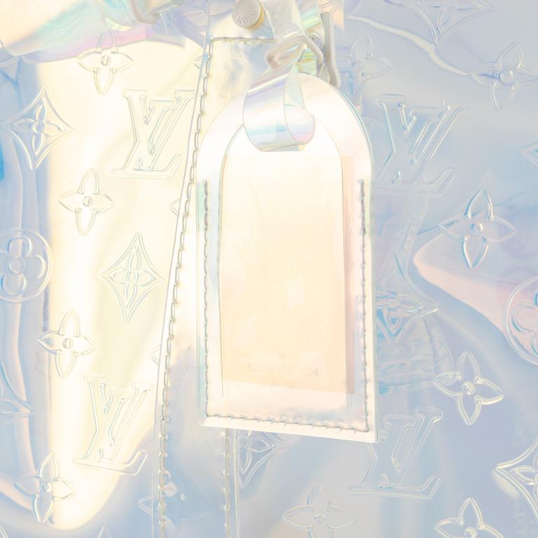 Louis Vuitton, weekendbag, "Keepall Bandouliere 50 Prism", Défilé Homme, 2019.