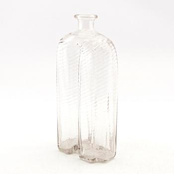 A  Swedish glass bottle, Skånska Glasbruket, 18th century.