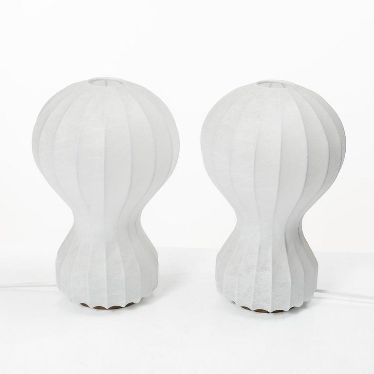 Achille & Pier Giacomo Castiglioni, A pair of "Gatto" table lamps, FLOS, Italy.