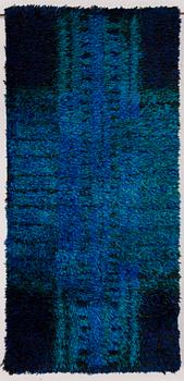 RITVA PUOTILA, ryijymatto, Finnrya. Noin 143x63 cm.