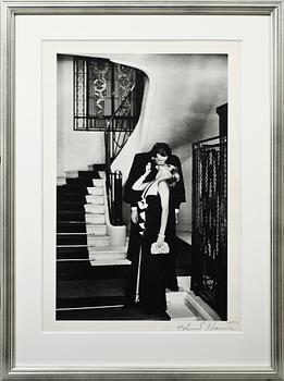 HELMUT NEWTON, offsetlitografi, Paris 1975, sign.