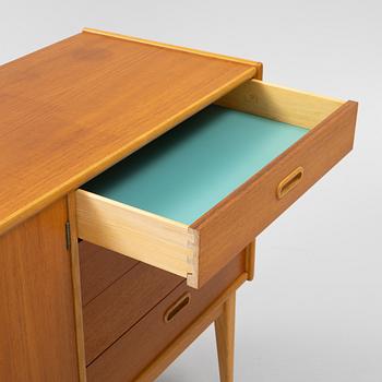 A teak veneered sideboard, 1960s.