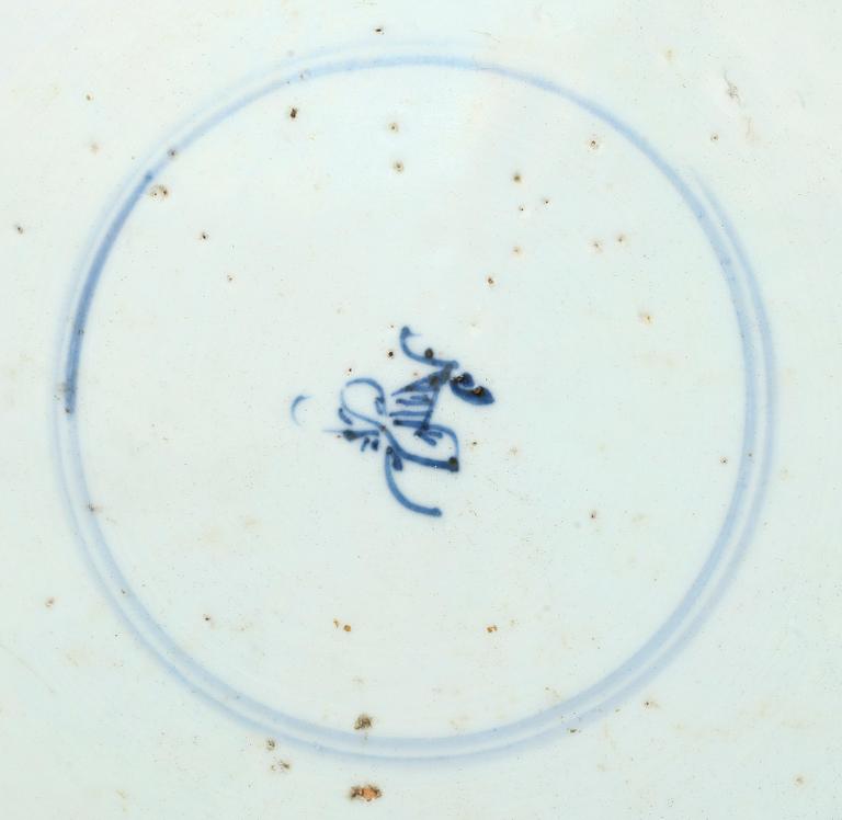 FAT, porslin, Kina, Qing dynastin, sannolikt Kangxi (1662-1722).