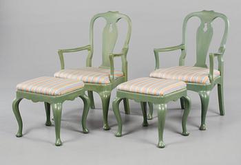 MATGRUPP, rokokostil, 1900-talets andra hälft.