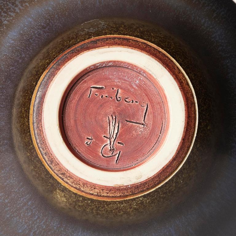 Berndt Friberg, a stoneware vase, Gustavsberg Studio, 1968.