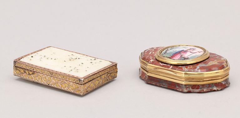 DOSOR, 2 st, sten, 1800-tal.