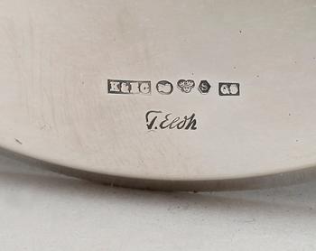 LJUSSTAKAR, ett par, silver, Tore Eldh, K&EC, Göteborg. 1962 samt 1966.