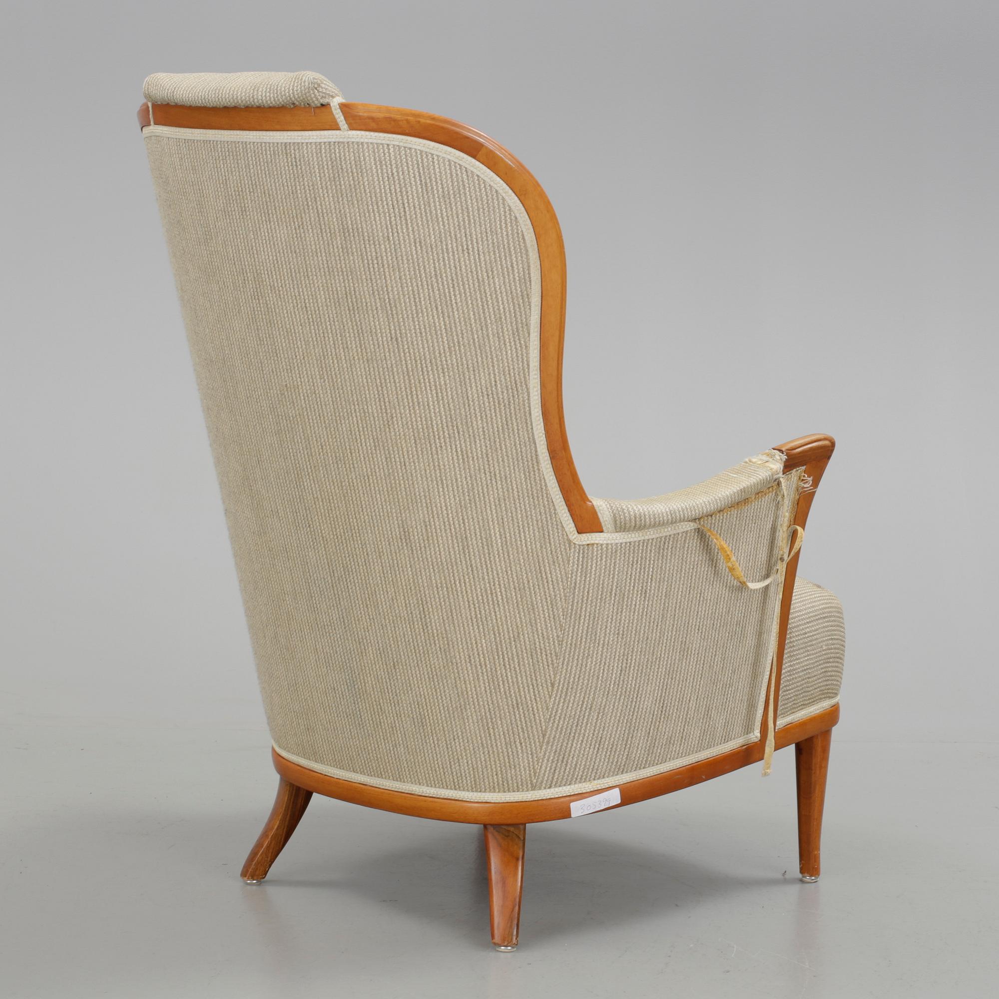 FÅTÖLJ, "Vår fru", Carl Malmsten, Bodafors.