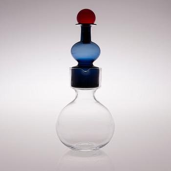 A decanter 'The Bells of Kremlin', signed Nuutajärvi, Notsjö.