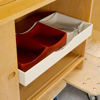 Børge Mogensen, Shelving System with Cabinets and Drawers, Karl Andersson & Söner, second half of the 20th century.