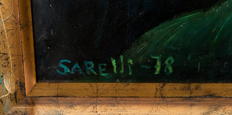PAAVO SARELLI, olja på masonit, signerad och daterad -78.