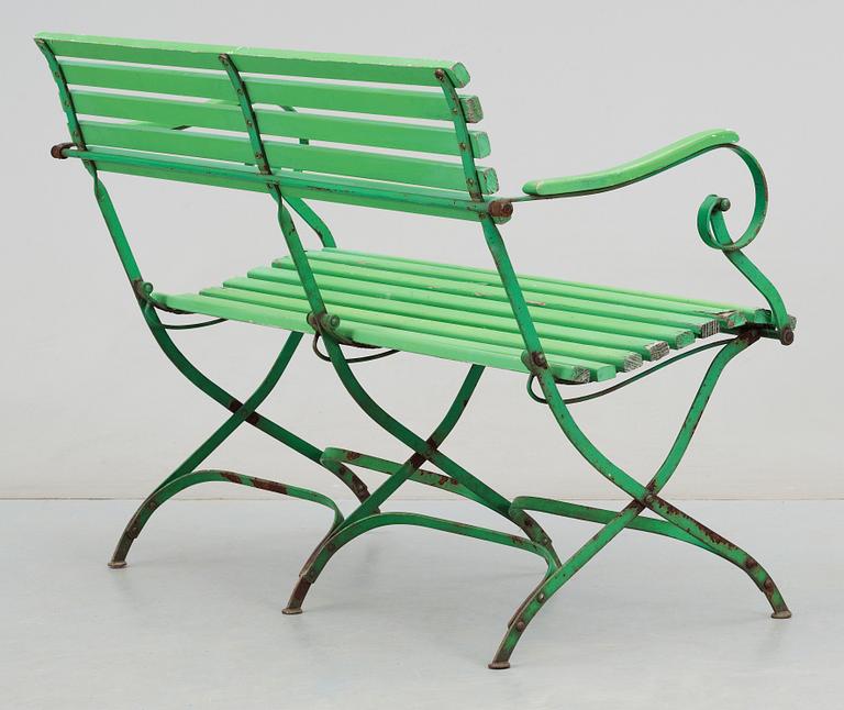 TRÄDGÅRDSMÖBLER, 5 delar, 1900-talets början.