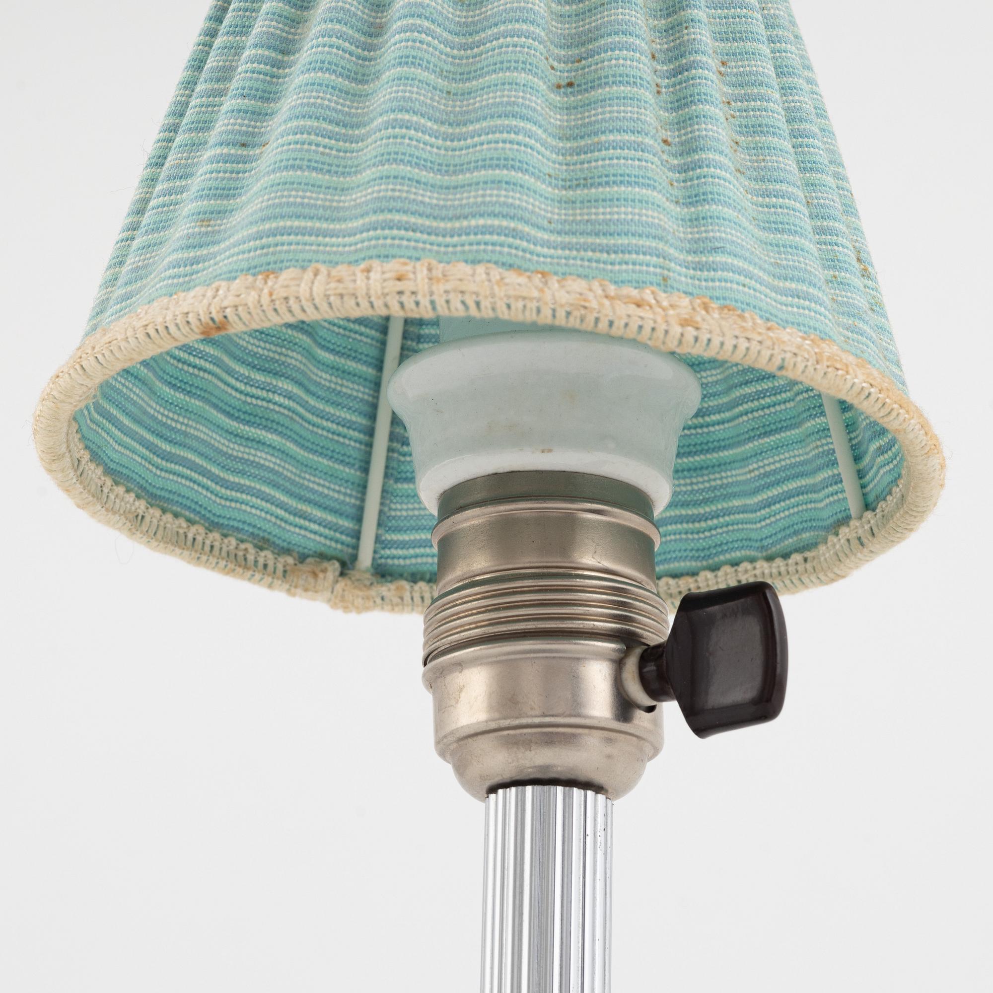 Bordslampa, funkis, 1930-tal.