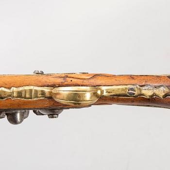 Pistol, flintlås, 1700-tal.