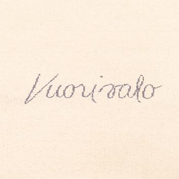 Pauli Vuorisalo, A signed wall textile 'Aurora' from late 20th century.