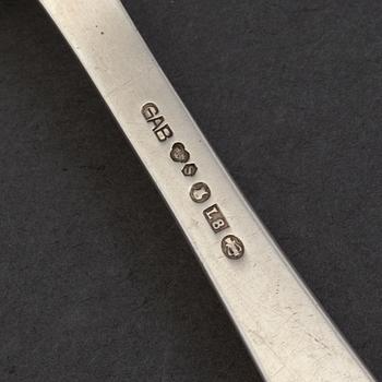 JACOB ÄNGMAN, bestickservis, silver,  96 delar, Rosenholm, 1900-talets andra hälft.