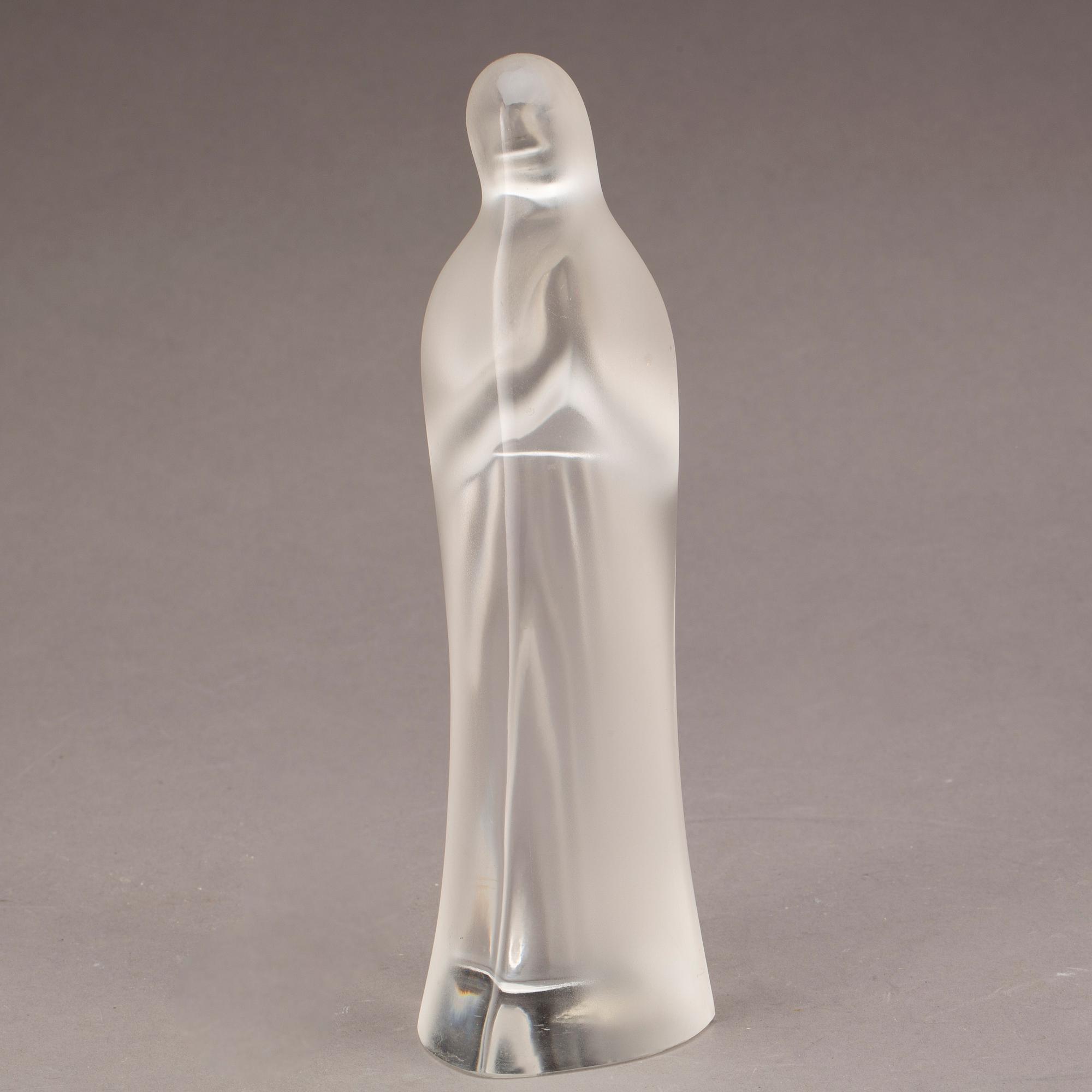 FIGURIN, glas, Lalique, Frankrike, 1900-talets andra hälft.